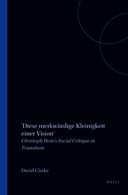 David Clarke - 'Diese merkwürdige Kleinigkeit einer Vision', Häftad