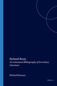 bokomslag Richard Rorty