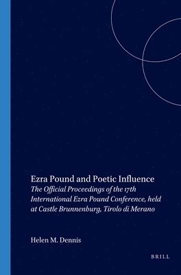 bokomslag Ezra Pound and Poetic Influence