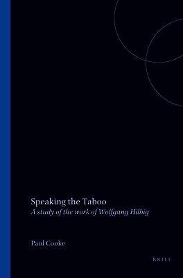 Paul Cooke - Speaking the Taboo, Häftad