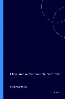 bokomslag Cleveland, ou l'impossible proximité