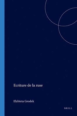 bokomslag Ecriture de la ruse