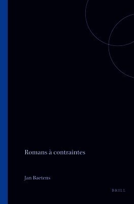 Jan Baetens - Romans à contraintes, Häftad
