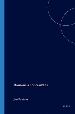 Jan Baetens - Romans à contraintes, Häftad