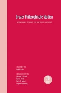 bokomslag Grazer Philosophische Studien. Band 78