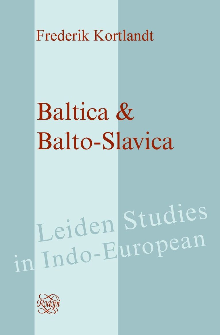 Frederik Kortlandt - Baltica & Balto-Slavica, Inbunden