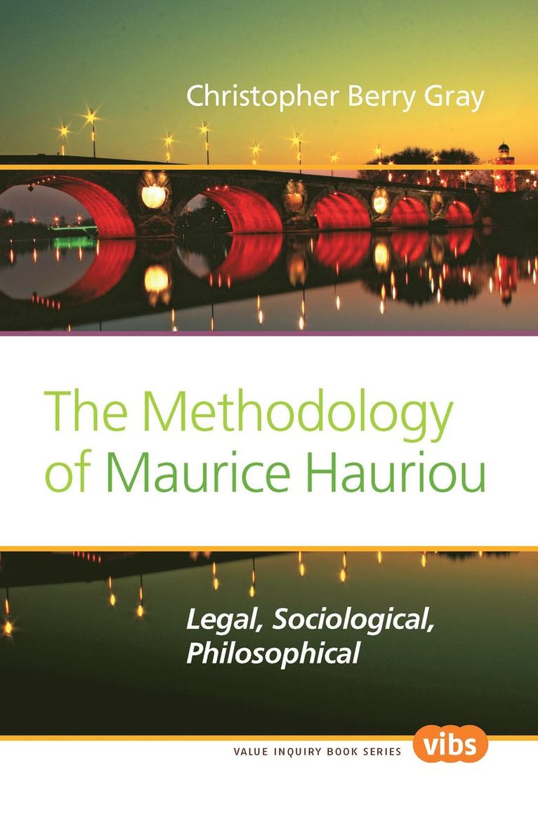 Methodology of Maurice Hauriou