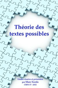 bokomslag Théorie des textes possibles