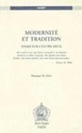 H. De Dijn - Modernité et tradition, Häftad