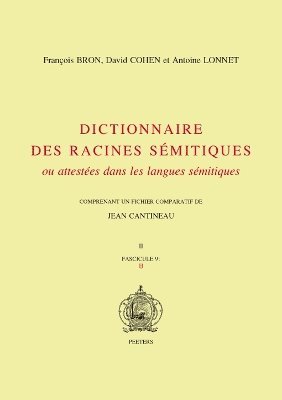 bokomslag Dictionnaire des racines sémitiques ou attestées dans les langues sémitiques, fasc. 9