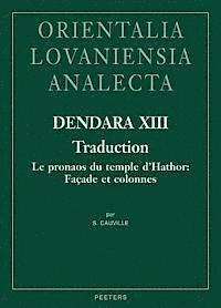S. Cauville - Dendara XIII. Traduction, Inbunden