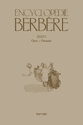 Encyclopédie Berbère. Fasc. XXXVI, Häftad