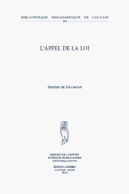 J. de Gramont - L'appel de la loi, Häftad