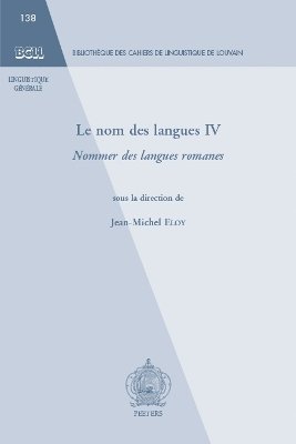 J.-M. Eloy - Le nom des langues IV, Häftad