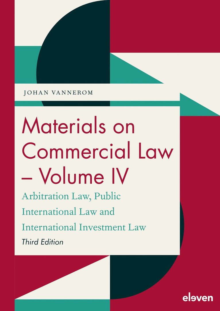 Johan Vannerom, J. Vannerom - Materials on Commercial Law - Volume IV, Häftad