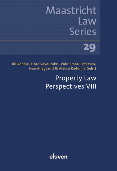 bokomslag Property Law Perspectives VIII