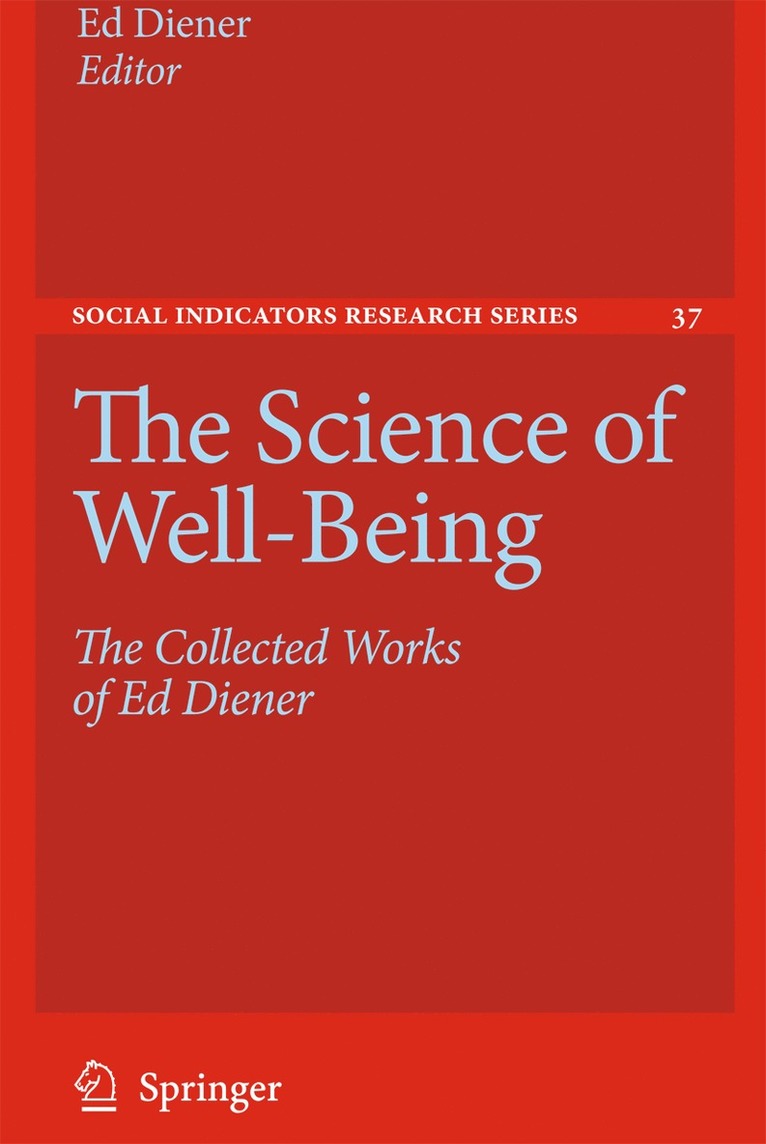 Ed Diener - Science of Well-Being, Häftad
