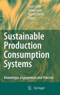 bokomslag Sustainable Production Consumption Systems