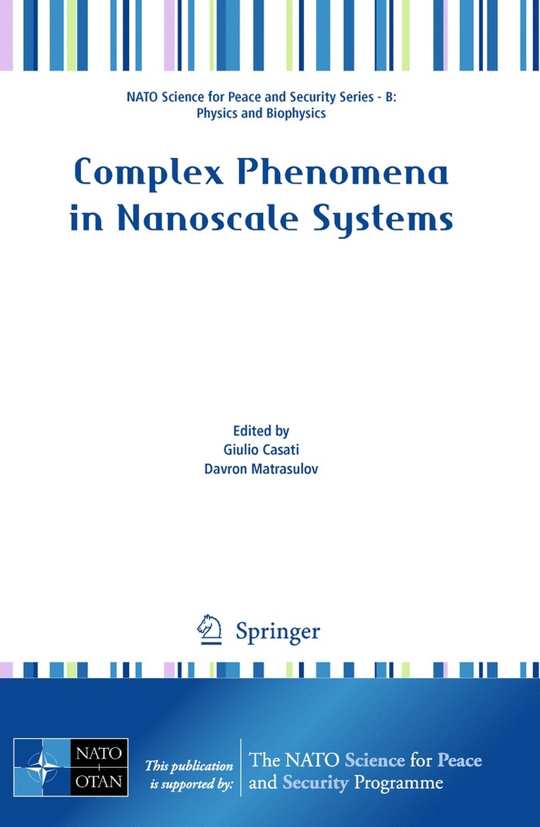 Giulio Casati, Davron Matrasulov - Complex Phenomena in Nanoscale Systems, Häftad