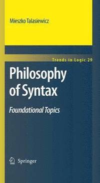 bokomslag Philosophy of Syntax