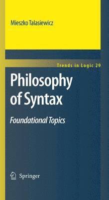 bokomslag Philosophy of Syntax