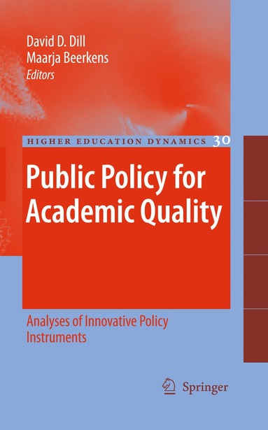 bokomslag Public Policy for Academic Quality