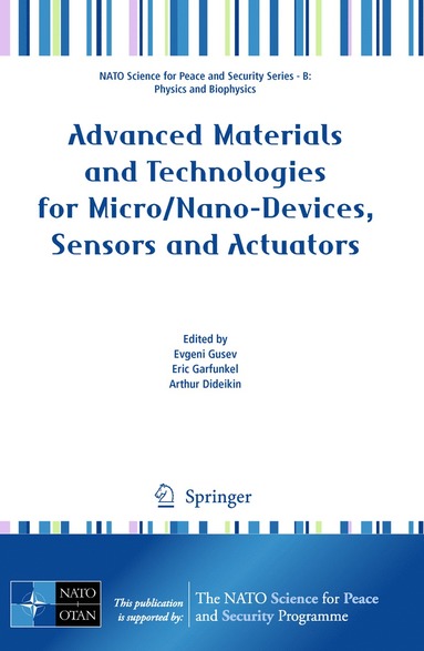 bokomslag Advanced Materials and Technologies for Micro/Nano-Devices, Sensors and Actuators