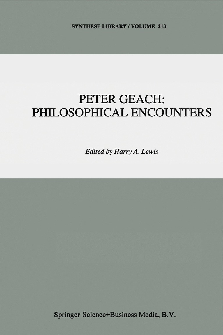 H.A. Lewis, H. a. Lewis, H. A. Lewis - Peter Geach: Philosophical Encounters, Häftad