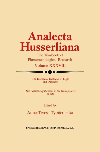 Anna-Teresa Tymieniecka - Elemental Dialectic of Light and Darkness, Häftad