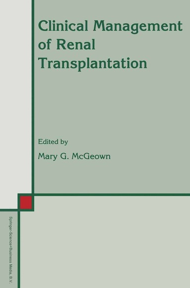 bokomslag Clinical Management of Renal Transplantation