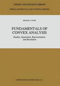 bokomslag Fundamentals of Convex Analysis