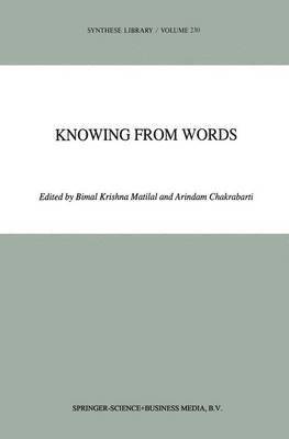Knowing from Words 1