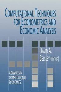 bokomslag Computational Techniques for Econometrics and Economic Analysis