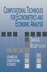 bokomslag Computational Techniques for Econometrics and Economic Analysis