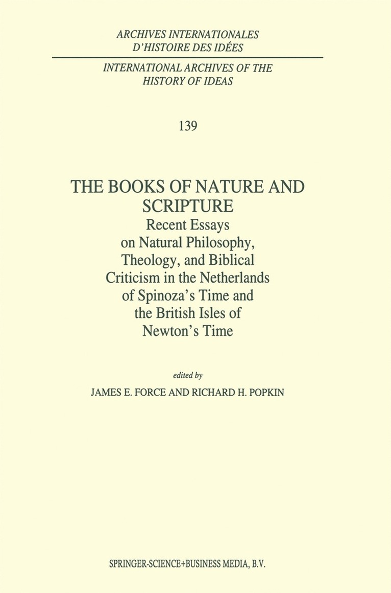 The Books of Nature and Scripture 1