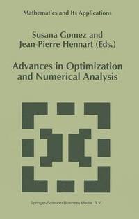 bokomslag Advances in Optimization and Numerical Analysis