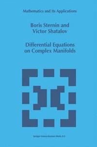 bokomslag Differential Equations on Complex Manifolds