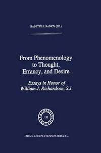 bokomslag From Phenomenology to Thought, Errancy, and Desire