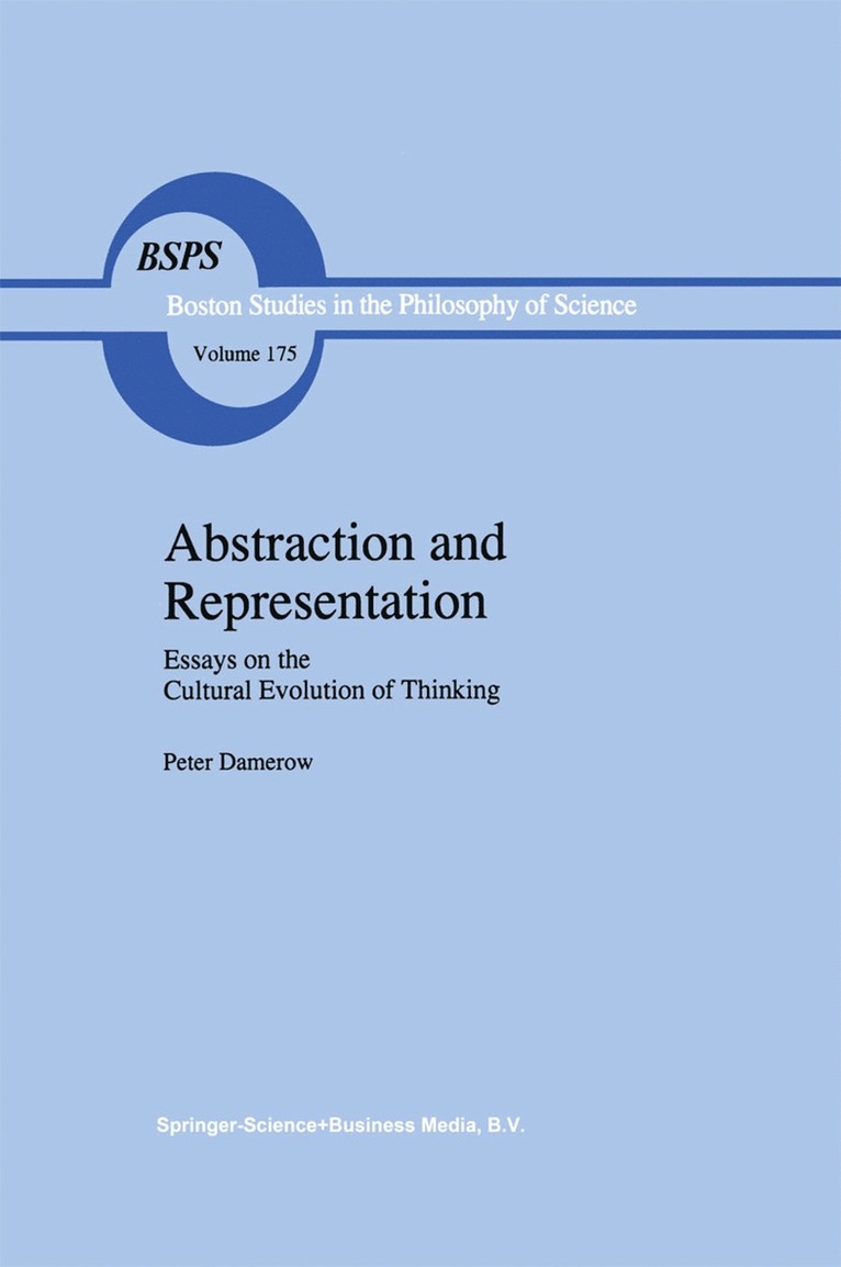 Peter Damerow - Abstraction and Representation, Häftad