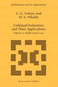 bokomslag Unbiased Estimators and their Applications