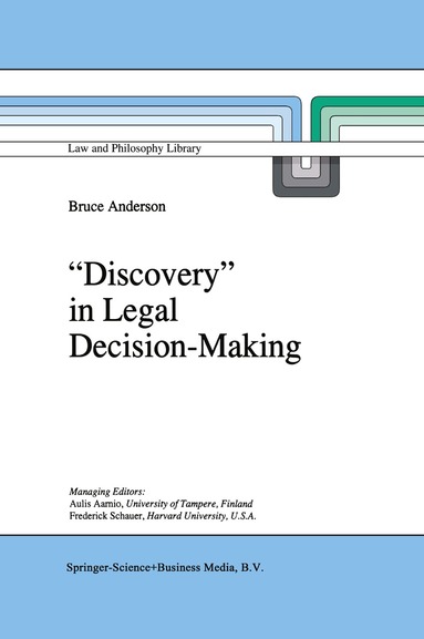 B. Anderson - `Discovery' in Legal Decision-Making, Häftad