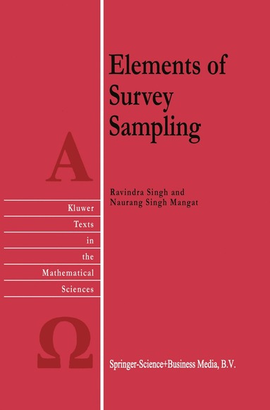 bokomslag Elements of Survey Sampling