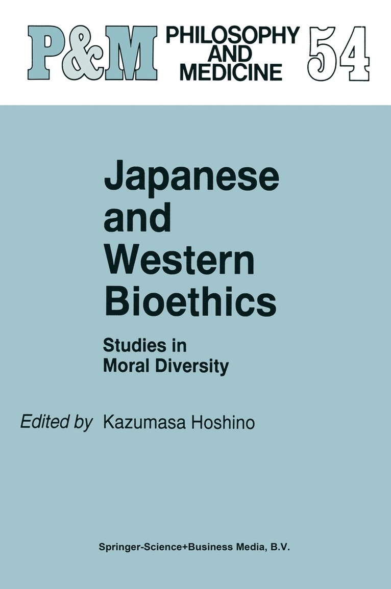 Japanese and Western Bioethics 1