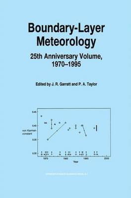 Boundary-Layer Meteorology 25th Anniversary Volume, 19701995 1