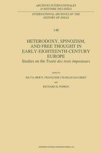 bokomslag Heterodoxy, Spinozism, and Free Thought in Early-Eighteenth-Century Europe