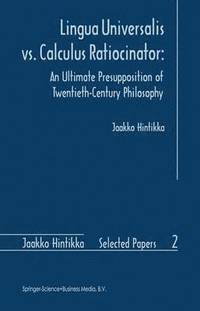 bokomslag Lingua Universalis vs. Calculus Ratiocinator: