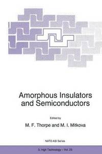 bokomslag Amorphous Insulators and Semiconductors