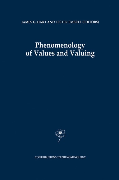 bokomslag Phenomenology of Values and Valuing