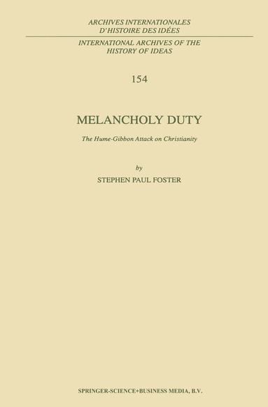 S.P. Foster - Melancholy Duty, Häftad