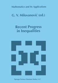 bokomslag Recent Progress in Inequalities